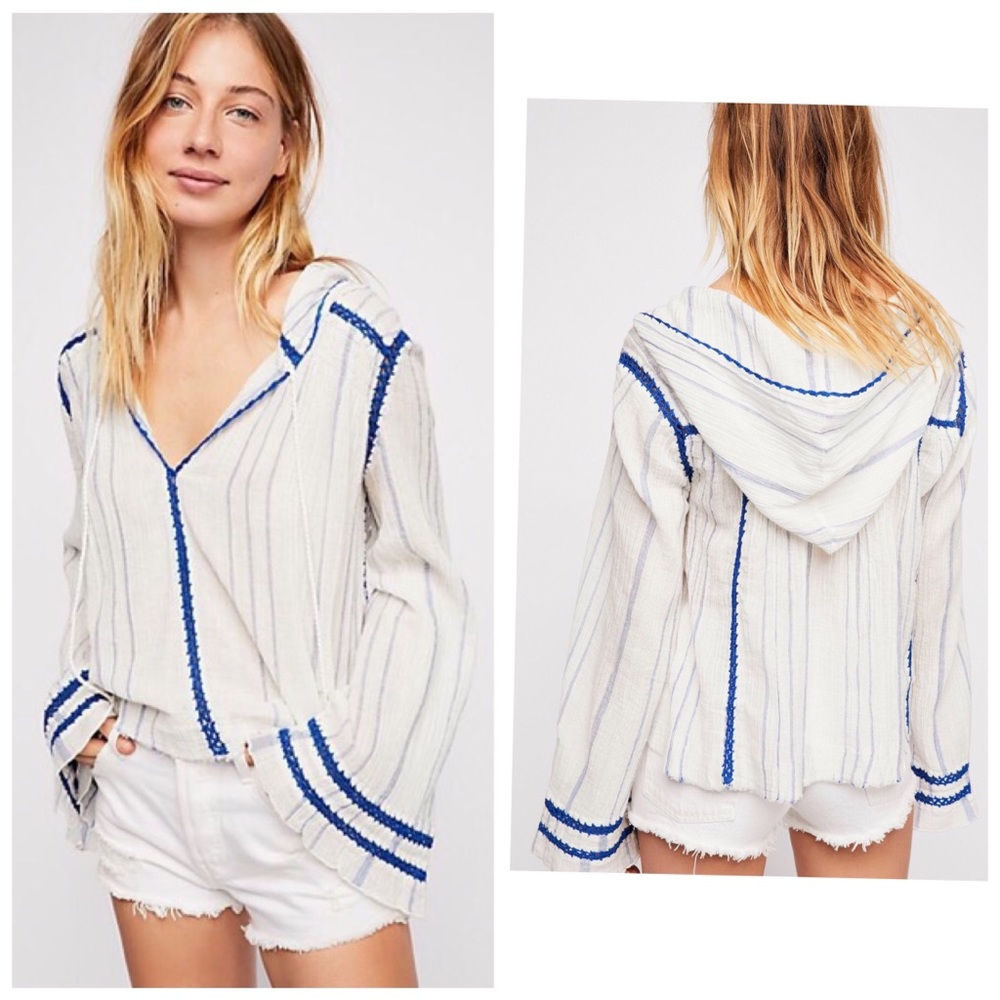 •Free People• Shore Thing Tunic